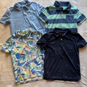Lot of 4 - Cat & Jack Boys Polos - Size 6/7